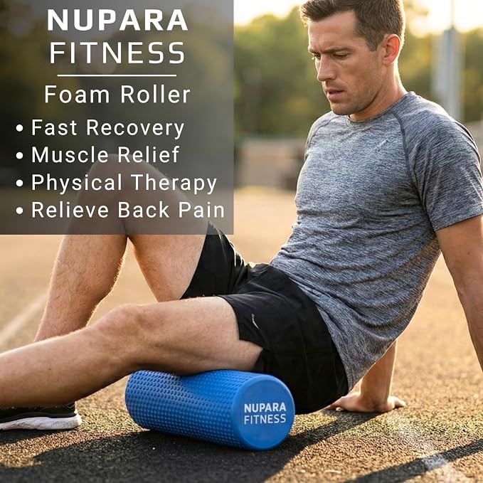Foam Roller for Exercise, Running, Cycling, Sports, Yoga | Foam Roller for Physical Therapy, Foam Roller for Back, Recovery for Sports, Foam Roller for Legs, Muscle Relief