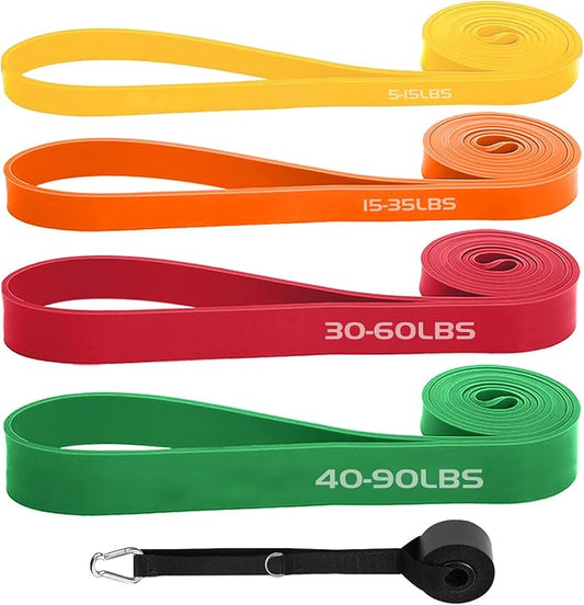 Exercise Bands Resistance Bands for Working Out,Pull Up Bands Set,at Home Workout Equipment,Workout Bands for Men and Women,Stretch Bands for Exercise