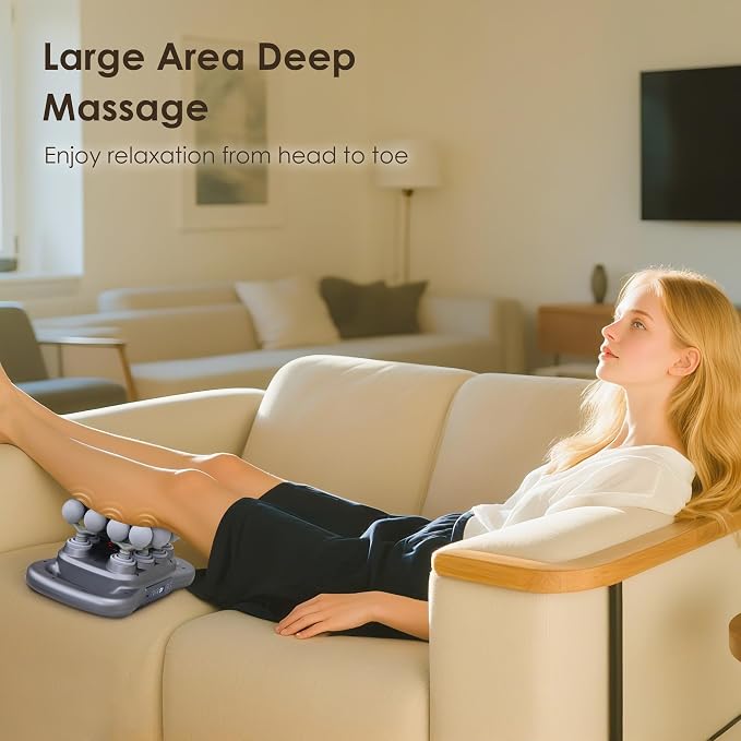 16 Head Massage Gun Set, Deep Tissue Massager, Silver Grey