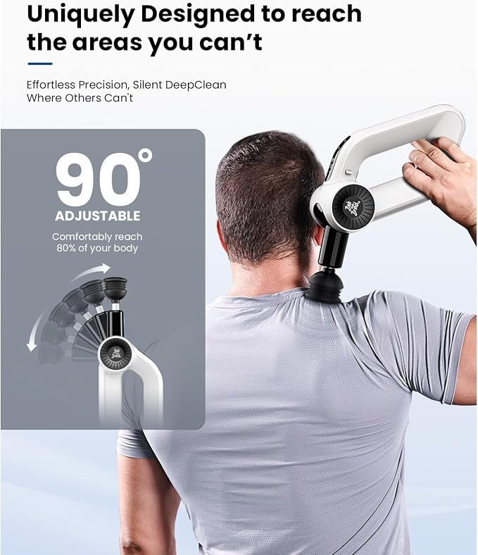 BOB AND BRAD D6 Pro Plus Massage Gun with Heat, 16mm Deep Tissue Percussion, FSA Eligible Professional Muscle Gun for Athletes, HSA Massager with 85lbs Stall Force for Back Pain Relief