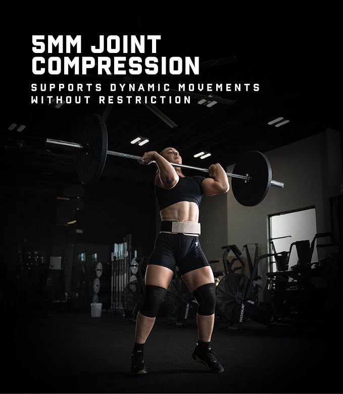 Gymreapers 5MM Knee Sleeves for Weightlifting, Squats, Powerlifting, and Functional Training – Compression Knee Support for Men & Women – Joint Protection & Recovery – Pair