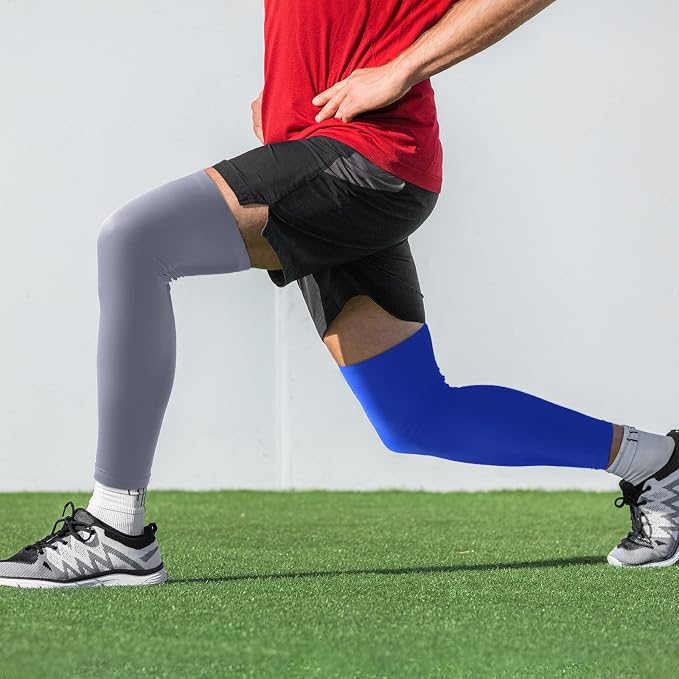 Tatuo Leg Sleeves Compression Long Knee Sleeve UV Protect for Men Women Sport Basketball Football