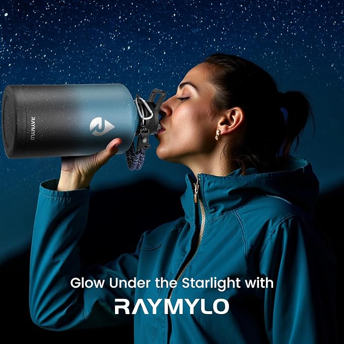 RAYMYLO 128oz Insulated Water Bottle, Triple Wall Vacuum Stainless Steel Water Bottles