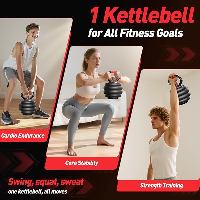 FITPLAM Adjustable dumbbell set,20/35/45/55/70/90lbs Free Weights set with upgraded nut, 5 in 1 Weight Set Used as Kettlebells, Barbell, Push up Stand, Fitness Exercise for Home Gym Suitable Men/Women