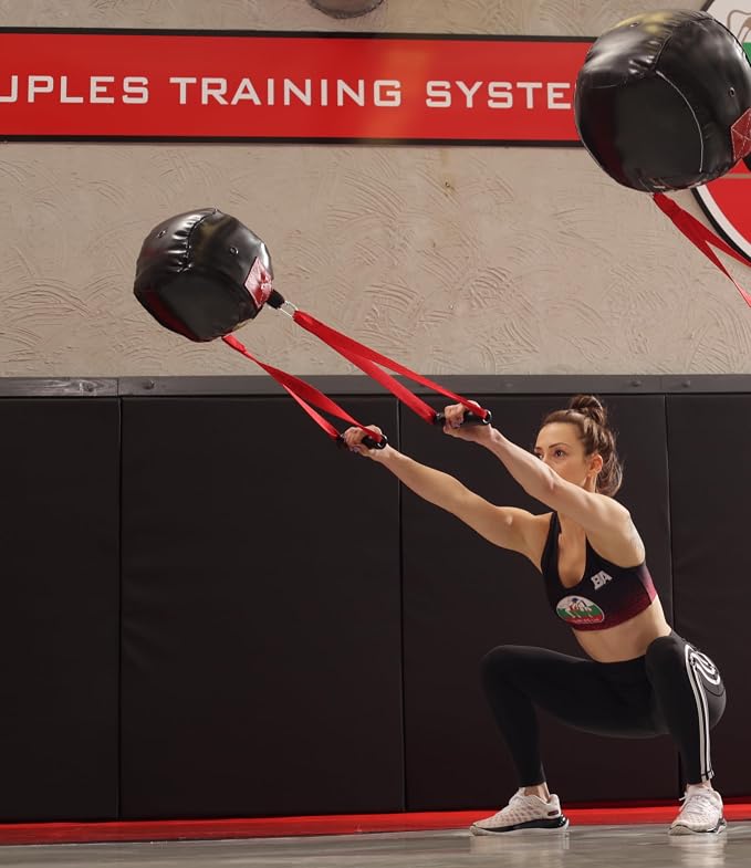 Suples Ball Strength – Bulgarian Bag Alternative for Functional Training, MMA, Wrestling, Judo, Grappling & Core Workouts