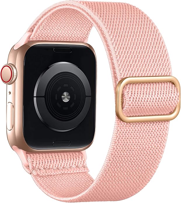 Lerobo Braided Band Compatible with Apple Watch Series 11 10 9 8 7 46mm 45mm 41mm Ultra SE 3 2 1 49mm Series 6 5 4 3 44mm 40mm 38mm 42mm Men iWatch Bands Women Stretchy Nylon Solo Loop Sport Strap