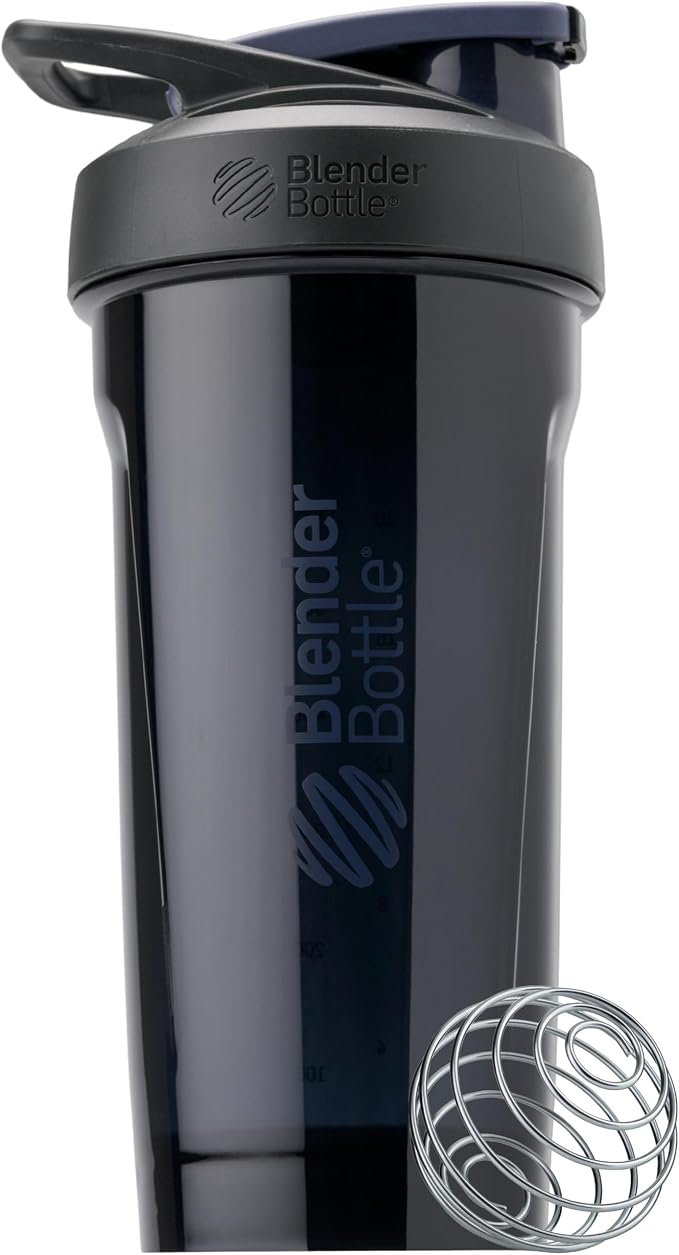 BlenderBottle Sport Flip Tritan Shaker Bottle 28 oz Black