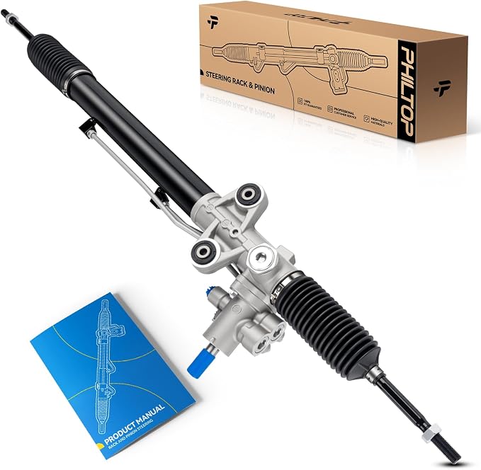 PHILTOP Power Steering Rack and Pinion Compatible with Acura MDX 2001-2002 All Models, Hydraulic Rack and Pinion Replace 26-2714