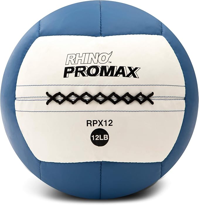 Champion Sports Rhino Promax Wall Balls - Soft Shell Non-Slip Grip for Weightlifting, Plyometrics, Cross Training, & Home Gym