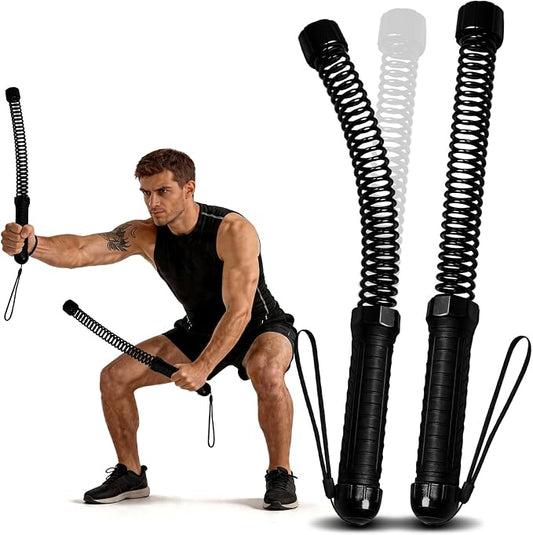 Perantlb Poly Battle Rope with Cloth Sleeve -1.25/1.5/2 Inch Diameter 30' 40' 50' Lengths -Gym Muscle Toning Metabolic Workout Fitness, Battle Ropes for Home Gym