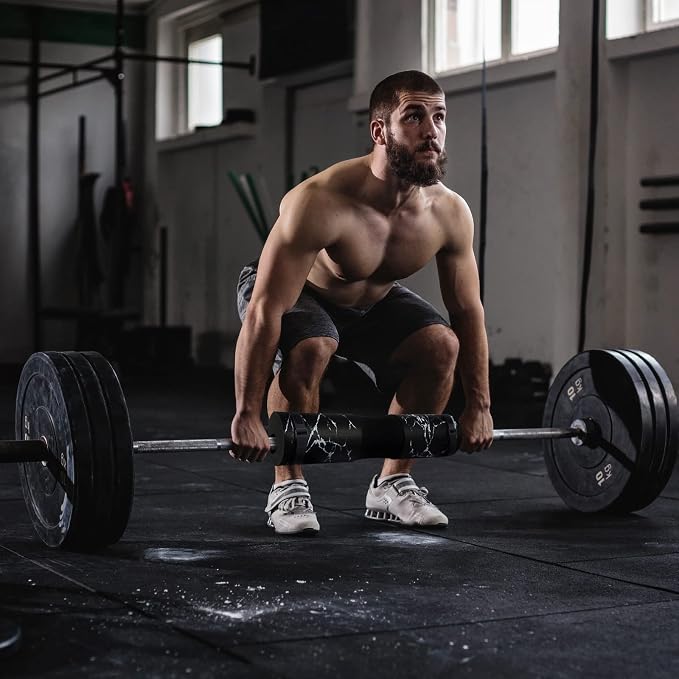 POWER GUIDANCE Barbell Squat Pad - Neck & Shoulder Protective Pad - Great for Squats, Lunges, Hip Thrusts, Weight Lifting & More - Fit Standard and Olympic Bars Perfectly