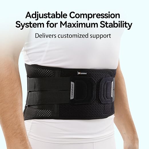 Double-Cross Comfort Back Support - Premium Back Brace for Lower Back Pain, Muscle Spasm, Strains, Arthritis, Sciatica, Injury Recovery, Rehabilitation (XX-Large)