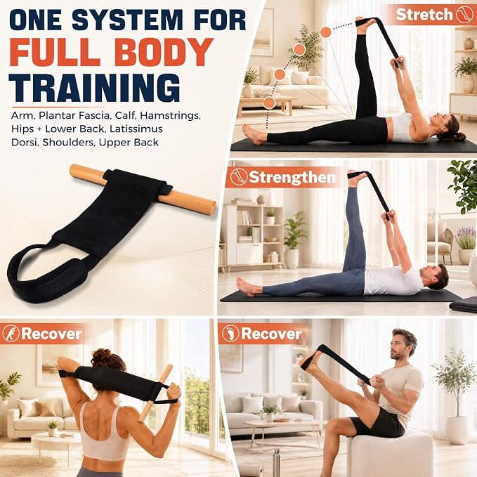 Full Body Exercise Device for Strengthening and Hamstring Stretching | Stretching and strengthening device designed for full-body exercise and hamstring stretching routines