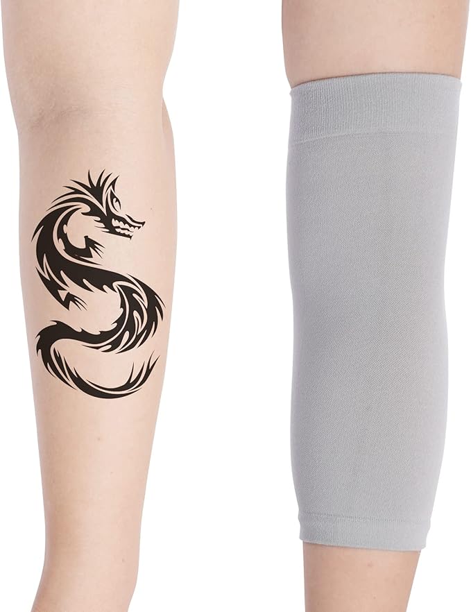 HOVEOX 3 Pairs Tattoo Cover Up Sleeves Tattoo Arm Sleeve Cover for Woman | Compression Forearm Tattoo Cover Sleeves, Upper Arm Tattoo Sleeve Covers for Men and Woman
