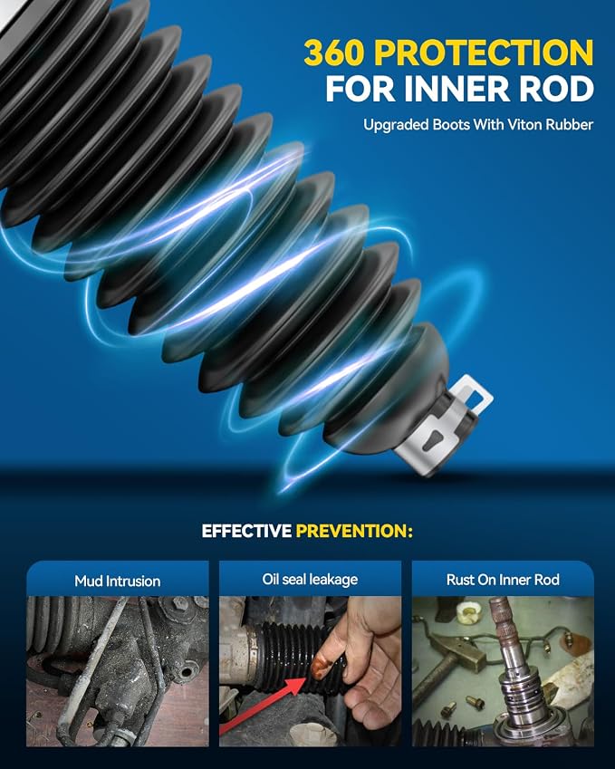 PHILTOP Power Steering Rack and Pinion Compatible with Lexus RX350 2007-2009, RX330 2004-2006, Toyota Highlander 2004-2005 All Models & 2006-2007 2.4L 3.3L, Hydraulic Rack and Pinion Replace 26-2617