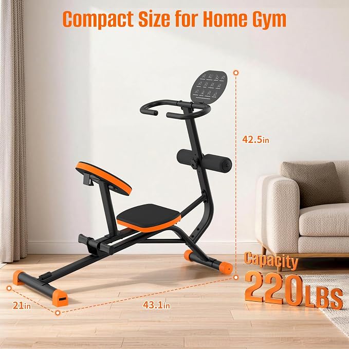HXD-ERGO Stretching Machine for Full Body Flexibility, Quiet Back Stretcher for Home Gym, Lumbar Stretching, Rehab, Posture Correction, 220lbs Capacity