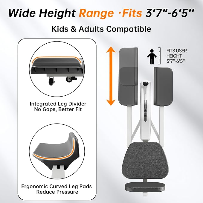Split Machine, Leg Stretcher Machine to Improve Flexibility and Quality of Stretching, Equipment Suitable for Ballet, Cheerleading Dance, Gymnastics and Other Sports