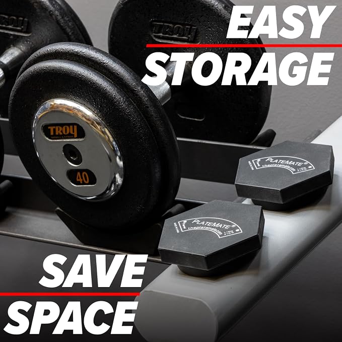 PlateMate Microload Pair Magnetic Weights - Choose Between 1.25 lbs or 2.5 lbs Hex