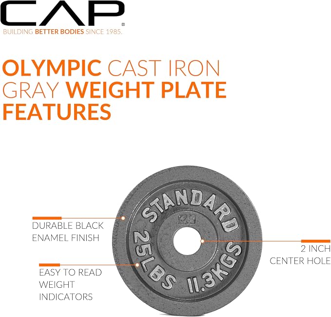 CAP Barbell 2-Inch Olympic Weight Plate | Multiple Options
