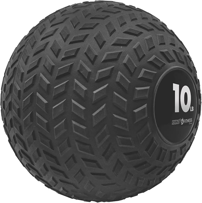 Champion Sports Rhino Fitness Slam Ball – Sand-Filled, Bounce-Resistant Ball for Strength & Conditioning, 6–50 lb