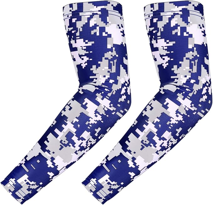 HDE Arm Compression Sleeves for Kids Basketball Shooting Sleeve Youth Sports Cooling Sun Protection Football Baseball 1 Pair