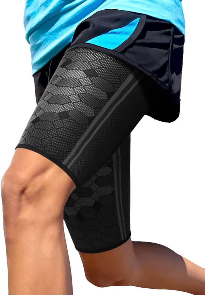 Sparthos Thigh Compression Sleeves, Quad Wrap, Hamstring Brace