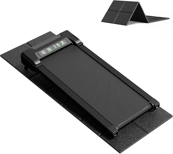 Walking Pad Mat – 68" x 24", 0.2" Thick Treadmill Mat for Carpet Floors | Non-Slip High Density for Bike, Elliptical, Home Gym Use