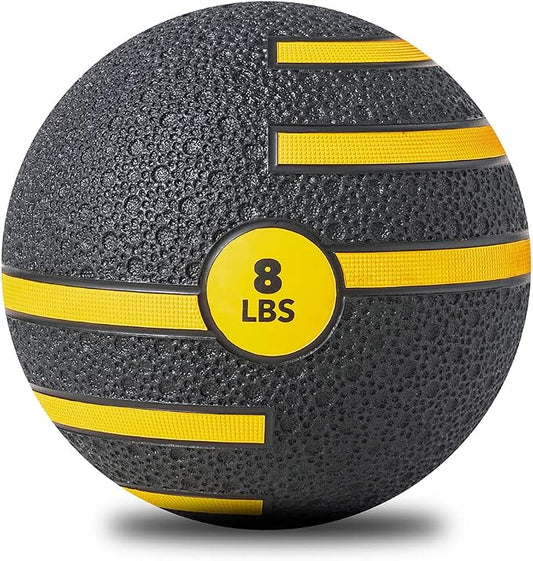 JFIT Dual Texture Medicine Ball – Weighted Exercise Ball for Strength, Core & Functional Fitness Training