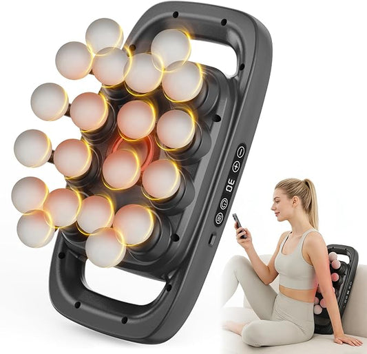 20 Head Massage Gun, Deep Tissue Percussion Massager for Athlete with 3 Modes & 3 Speeds, Portable & Quiet Handheld Electric Muscle Massager for Back, Neck and Shoulder