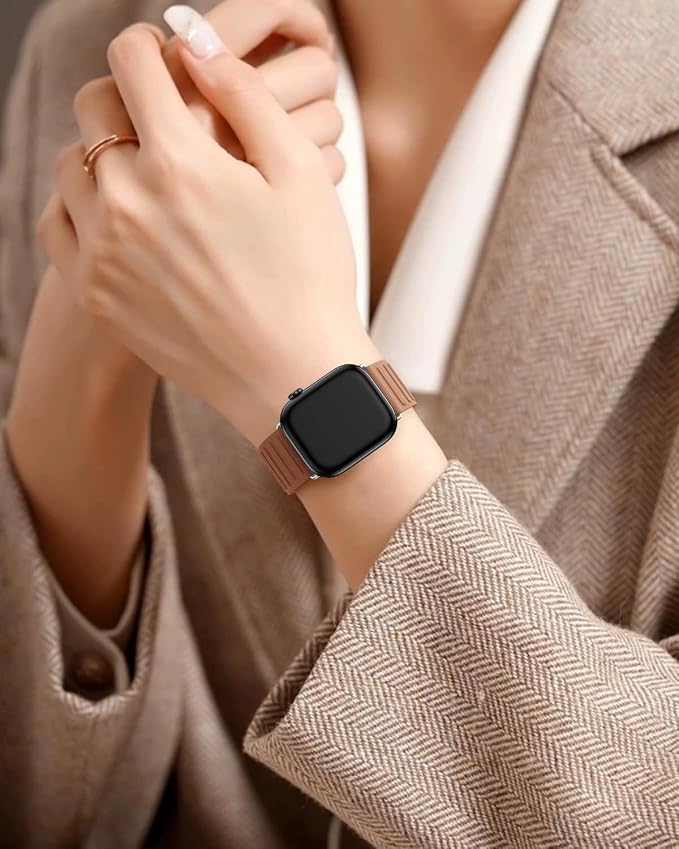 Magnetic Link Sport Band Compatible with Apple Watch Bands for Men Women | Patented Solo Loop Band 40mm 38mm 41mm 44mm 45mm 42mm 49mm, Sport Strap for iWatch Series 11 10 9 8 7 6 5 4 3 2 1 Ultra SE