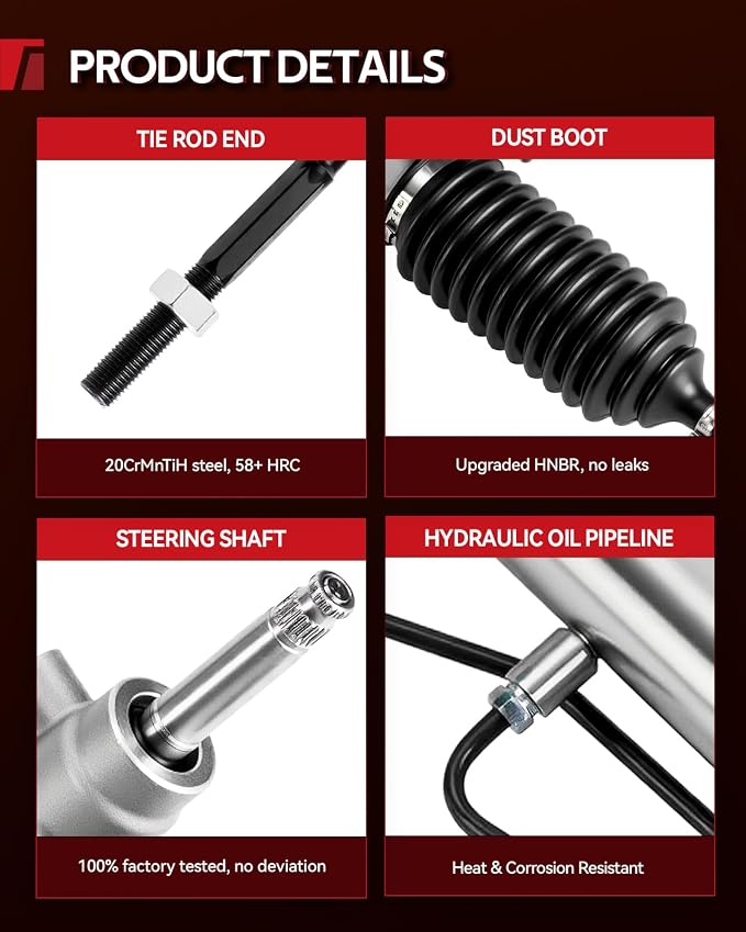 Torchbeam Hydraulic Power Steering Rack and Pinion Fit for Subaru 2000-2004 Outback, 2003-2006 Baja (Naturally Aspirated) Replace 26-2401, 34110AE12A, 34110AE12B, 34110AE20A, 34140AA040