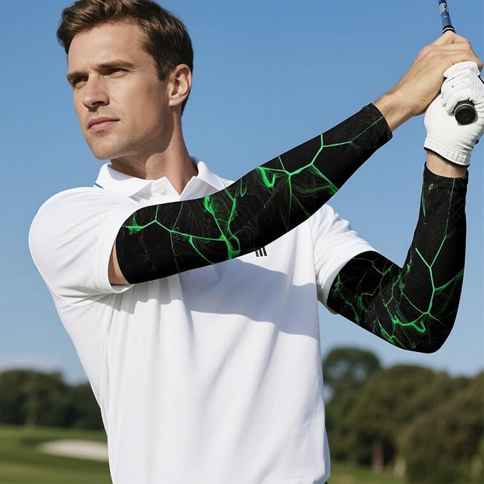 Marble Sports Compression Arm Sleeves for Men & Women - Youth Arm Sleeve Baseball Volleyball Sleeves & Basketball Sleeve