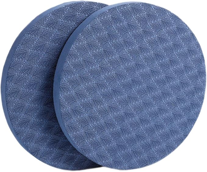 2-Pack TPE Yoga Knee Pads & Exercise Mat - Extra Thick Non-Slip Support for Plank, Push-Up, Kneeling, Pilates & Floor Workouts - Full Body Protection for Knees, Elbows, Wrists - Ideal Yoga Essentials for Women & Men