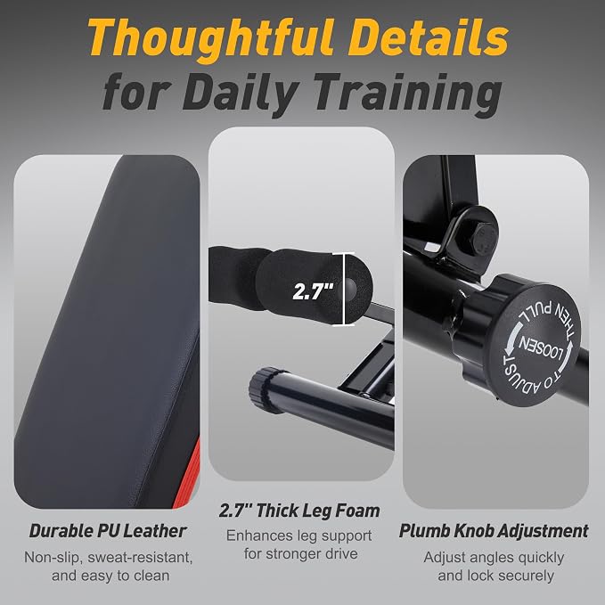 Adjustable Weight Bench 795 lbs, Foldable Incline Bench Press