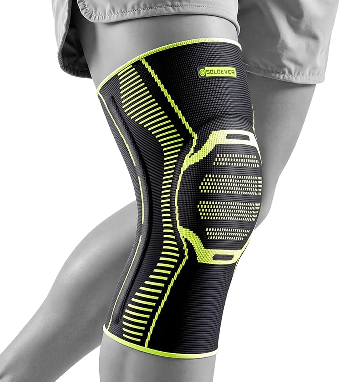 Knee Brace for Pain Relief Knee Support with Side Stabilizers | Knee Compression Sleeve with Patella Gel Pad for ACL,PCL, Meniscus Tear, Injury Recovery, Arthritis, Sports, Women & Men