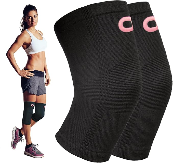 Knee Brace for Women & Men (Pair) – Knee Sleeves for Running, Workout, Weightlifting & Sports – Compression Knee Support for Knee Pain Relief, Meniscus Tear & Arthritis