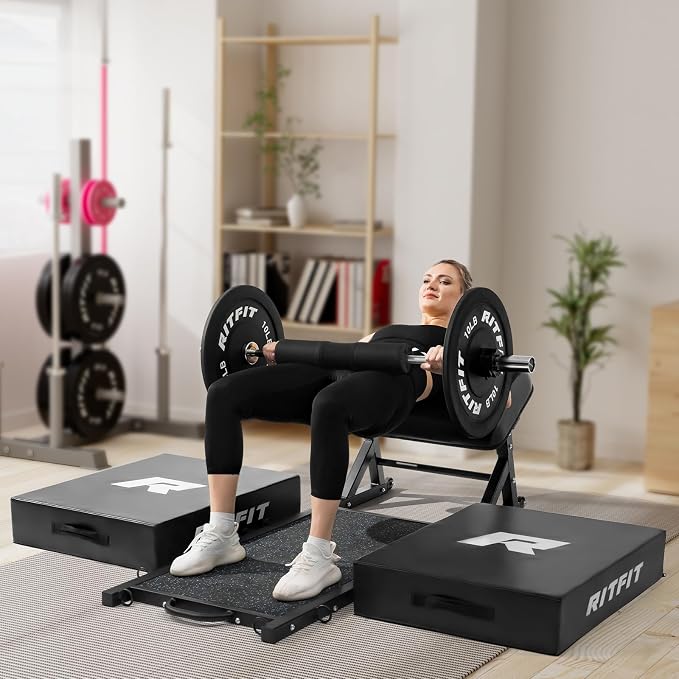 RITFIT Olympic Barbell 4ft/6ft - 2 Inch Weight Bar for Strength Training, Weightlifting, Squat, Deadlift, Bench Press, Curl, Overhead Press - 350lbs/500lbs Capacity