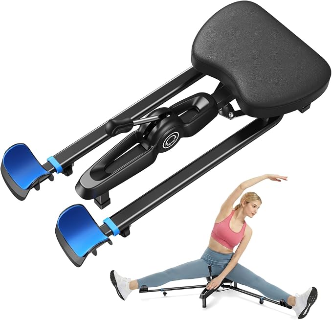 MERACH Split Machine, Leg Stretcher for Flexibility, 180° Stretching Equipment with 6-Level Length Adjustment & Comfortable Pad, Home Stretch Machine for Dance, Gymnastics, 300lbs Capacity