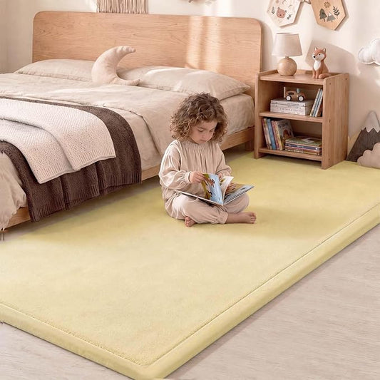 1.3" Thick Baby Play Mat for Floor,28x72 Bedside Rugs, Non-Slip | Ultra Soft Playmat for Baby,Tummy Time Foam Mats,Cushioned for Infant,Kids and Toddler Crawling,Easy Care