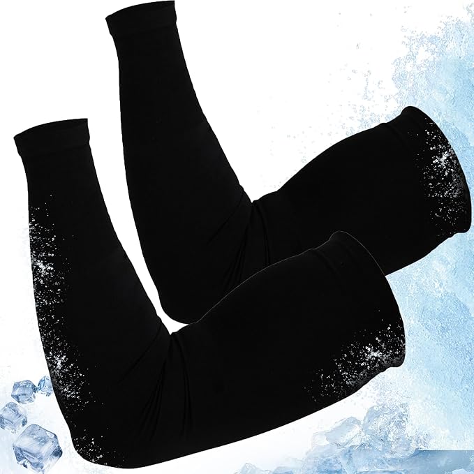 Arm Sleeves for Men Women – Cooling UV Sun Protection UPF 50+ Compression Sports Sleeves for Outdoor, Tattoo Cover Up