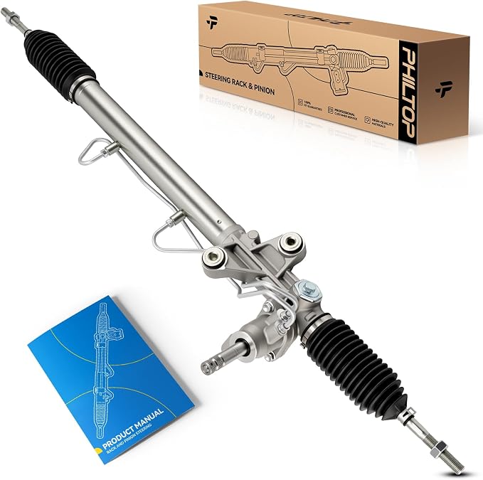 PHILTOP Power Steering Rack and Pinion Assembly for Integra, Civic del Sol | 1994-2001 Integra, 1994-1997 Civic del Sol Replace No.53010SR3010, 261767, 53010ST0000, 53010ST7J61, 53601ST7A61