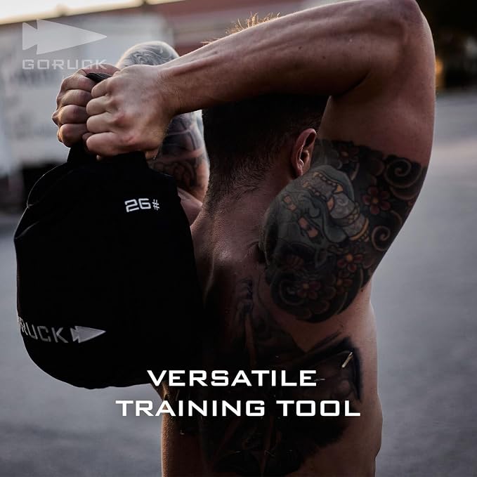 GORUCK Sand Kettlebell, Soft Kettlebell for Home Gym Training | Soft Sand Filled Kettlebell Weight, Floor Safe, For Weightlifting, Strength Training and Travel Workouts, Men and Women