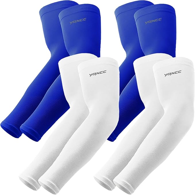 YQXCC Arm Sleeves Cooling UV Sun Protection Sport Compression for Men Women | UPF50, Tattoo Coverage, Lightweight, Breathable, Seamless Cover Arms, Daily Wear, Outdoor Work, Basketball Baseball Golf