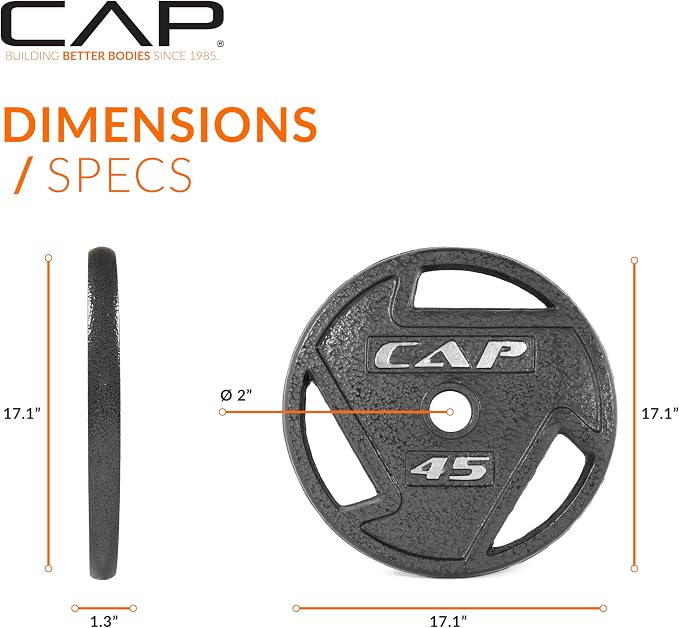 CAP Barbell 2-Inch Olympic Weight Plate | Multiple Options
