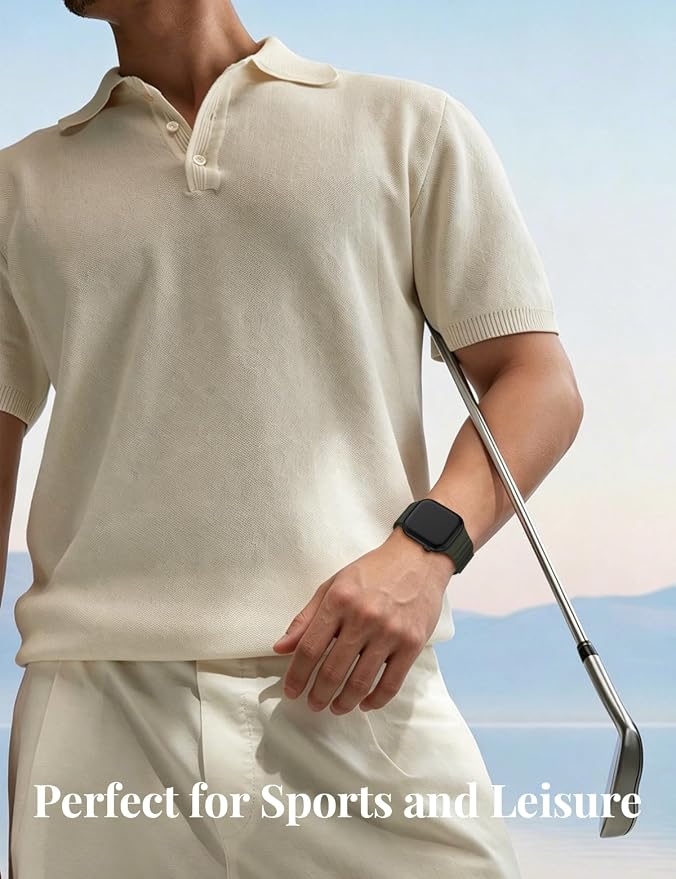 Patented Magnetic Silicone Sport Band for Apple Watch Bands for Women Men | Soft Silicone Solo Loop 40mm 38mm 41mm 44mm 45mm 42mm 49mm, Sport Strap for iWatch Series 11 10 9 8 7 6 5 4 3 2 1 SE Ultra