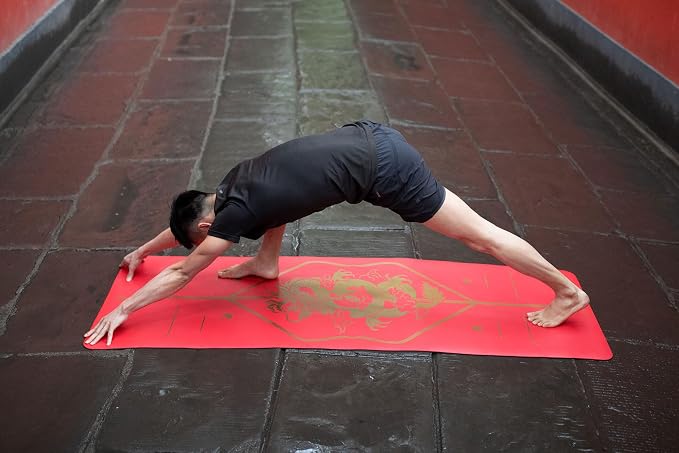 Liforme Zodiac Yoga Mat - Patented Alignment Design, Advanced Non-Slip Grip | Eco-friendly, Non-Toxic, Sweat-Resistant, long, wide, 4.2mm thick mat for comfort, recommended for Hot Yoga, Free Yoga Bag