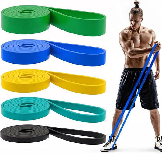 Pull Up Bands, Resistance Bands Set, Exercise Workout Bands for Men & Women, Ideal for Body Stretching, Physical Therapy and Muscle Training