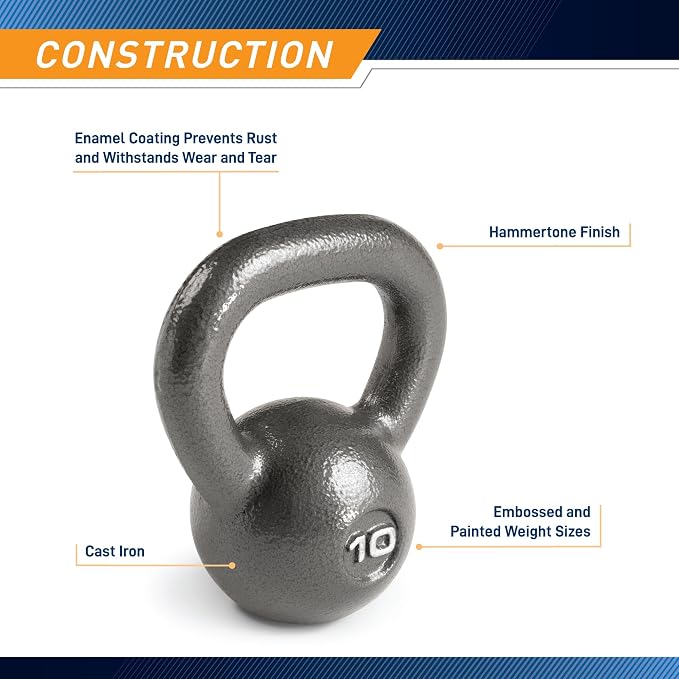 Marcy Hammertone Kettle Bells - 10 to 55 lbs. HKB Workout Weights