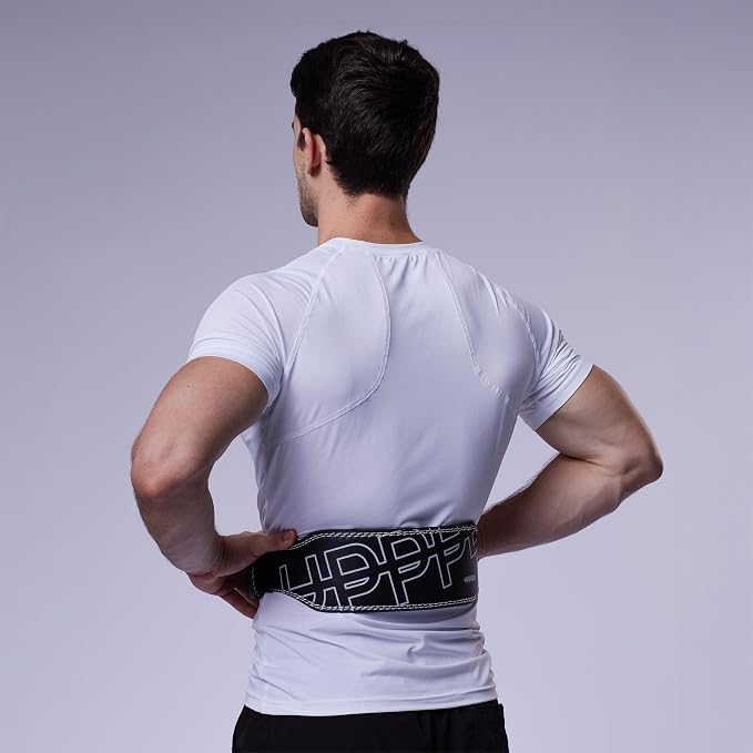 Weight Lifting Belt - Double Prong 4” to 2.5” Tapered Premium Lifting Belt for Men and Women - Ultimate Back Support For Weightlifting and Powerlifting | Premium Fitness Gear