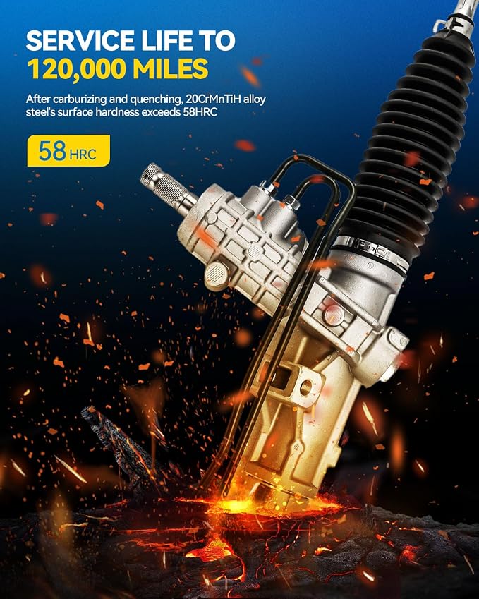 PHILTOP Power Steering Rack & Pinion Assembly for 328i, 325i, 318i, M3, 328is, 325is, 318is, 323i, Z3, 323is, 318ti, Hydraulic Power Steering, OEM Replacement 26-1822